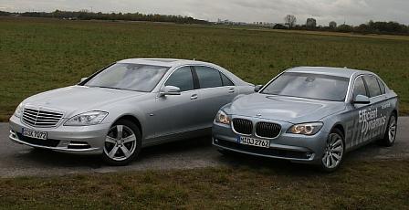 Mercedes S 400 Hybrid / BMW 7er Hybrid