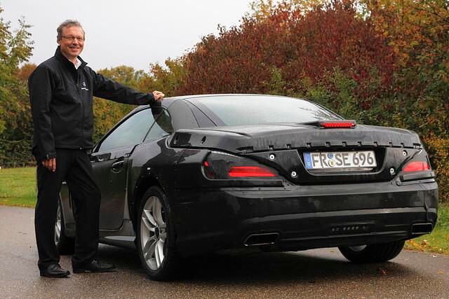 Na ja, eine Schönheit ist Jürgen Weissingers Auto nicht gerade