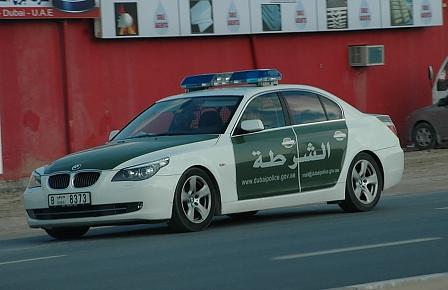 Automarkt Dubai: 5er BMW Dubai Police