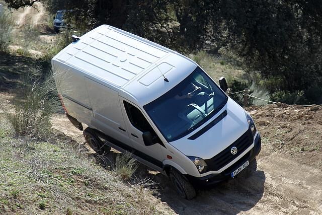 Der österreichische Allrad-Spezialist Achleitner hat das 19.950 Zusatz-Euro teure Allradsystem für den Lastesel entwickelt.