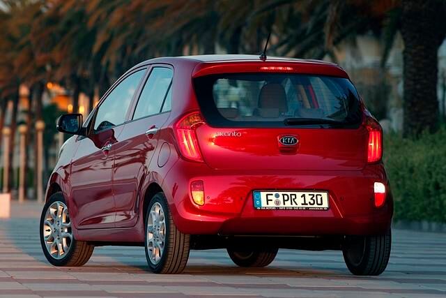 Auch von hinten sieht der Picanto flott aus