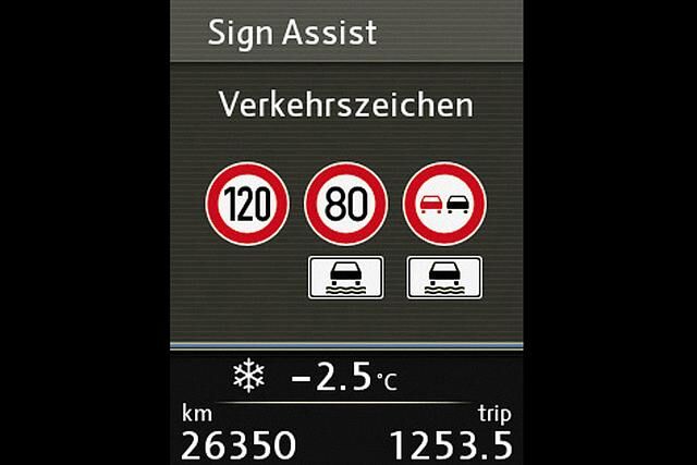 Bis zu drei Symbole können gezeigt werden