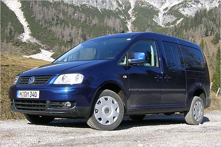 VW Caddy Maxi Life 4Motion: Siebensitziger Allradler im Test