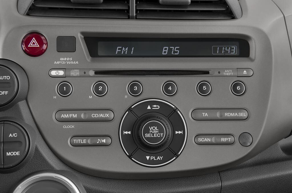 Honda Jazz (Baujahr 2011) Exclusive 5 Türen Radio und Infotainmentsystem