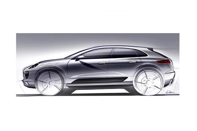 Offizielle Bilder vom Porsche Macan gibt es noch nicht