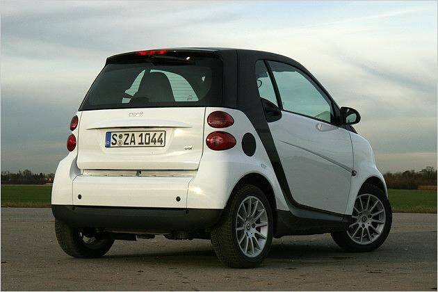 Fast genauso hoch wie breit: Der Smart ist 1,54 Meter hoch und misst 1,56 Meter in der Breite