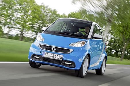 Smart-Sondermodelle - Weiß trifft Blau