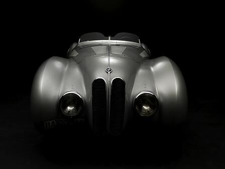 BMW 328 Roadster Bügelfalte