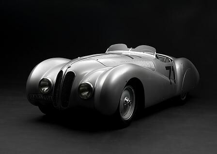 BMW 328 Roadster Bügelfalte