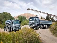 Mercedes Arocs - Schwerstarbeiter auf der Baustelle
