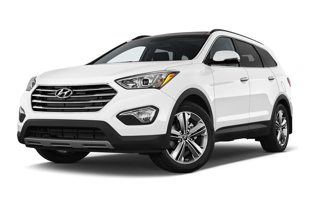 Hyundai Grand Santa Fe (Baujahr 2014) Premium 5 Türen seitlich vorne mit Felge