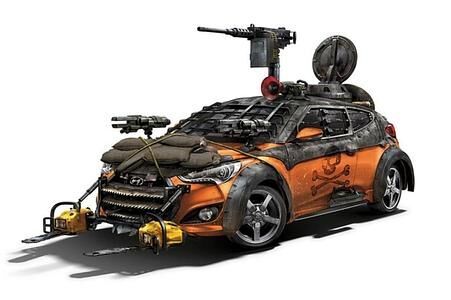 Hyundai Veloster Zombie Survival Machine  - Kettensägen gegen die Apokalypse