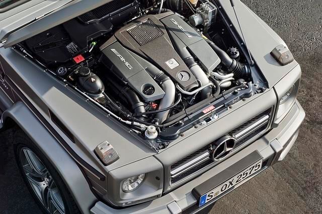 Der G63 AMG verfügt über einen V8-Benziner
