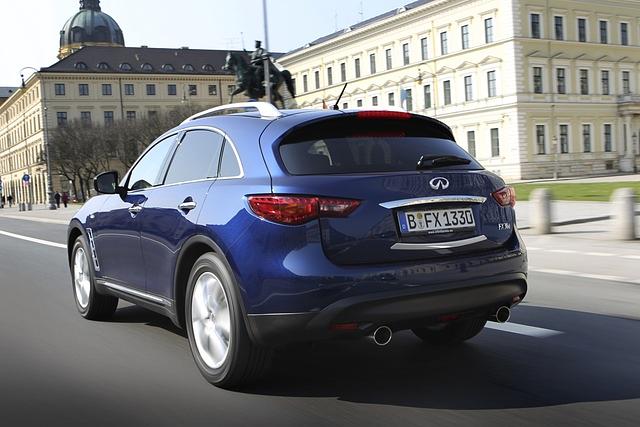 Drei Motoren stellt Infiniti für den FX zur Wahl