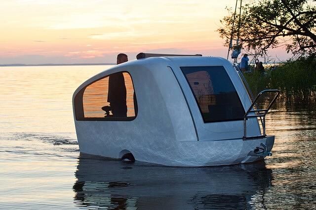 Der schwimmende Caravan feierte auf den Caravansalon im vergangenen Jahr seine Weltpremiere