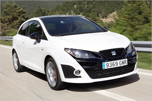 Die Sportmodelle des Ibiza (hier ein Cupra) gibt es auch mit schwarzer Front - sie tragen dann den Namenszusatz "Bocanegra"