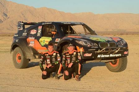 Teamchef-Rennfahrer Martin Christensen (links) und Rennfahrer Armin Schwarz.