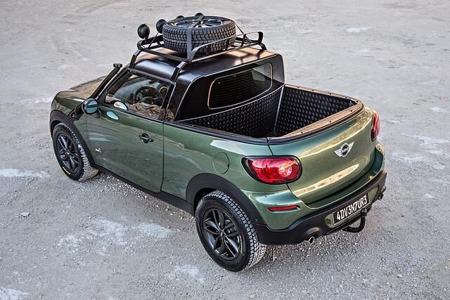 Ein geländetauglicher und wasserfester Pick-Up, geformt aus einem Mini Paceman - das kommt dabei raus, wenn BMW seinen Azubis freie Hand lässt.