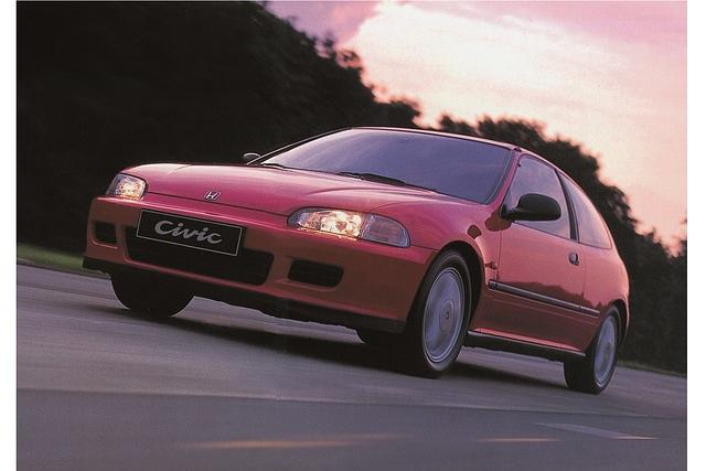 Die fünfte Generation des Honda Civic, angeboten von 1991 bis 1995