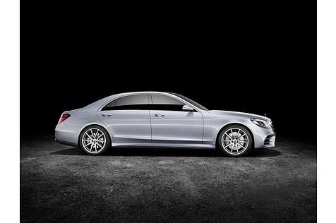 Mercedes S-Klasse Modellpflege 2017 - von der Seite ebenfalls keine Veränderungen