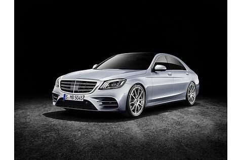Mercedes S-Klasse Modellpflege 2017 - vorne gibt es neue Leuchteneinheiten