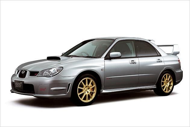 Mit mächtigem Heckflügel: Der Impreza WRX STI der Baujahre 2005 bis 2007