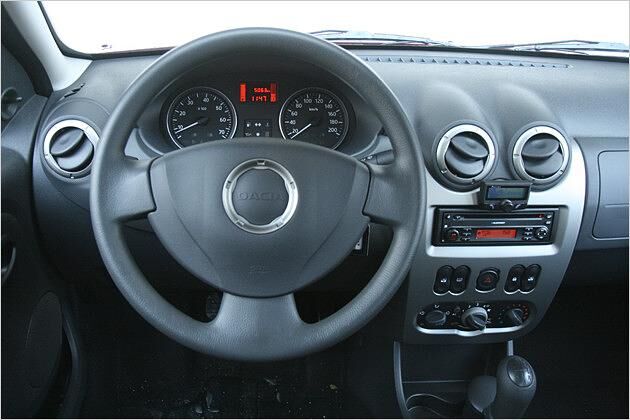 Schlichtes, funktionales Cockpit
