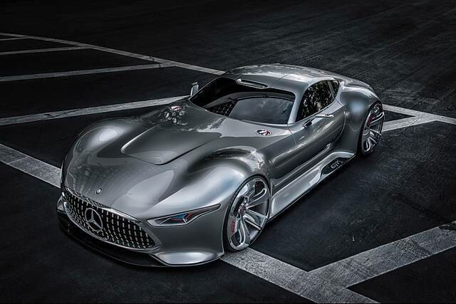 Der Mercedes AMG Vision Gran Turismo ist als „Blick in die Zukunft“ entwickelt - ein Hinweis auf einen künftigen Sportwagen?