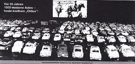 Vor der Leinwand in Gravenbruch haben rund 1100 
Autos Platz.