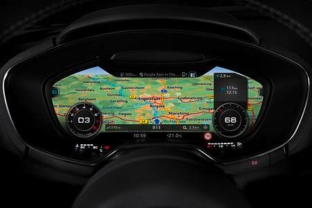 Audi TT mit neuer Display-Technik - Virtueller Durchblick in HD