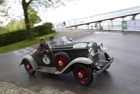 Sieger Hanns-Werner Wilms mit einem Opel Moonlight Roadster von 1933