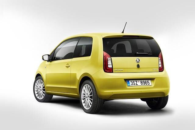 In der Heckansicht bleibt der Skoda Citigo nahezu unverändert
