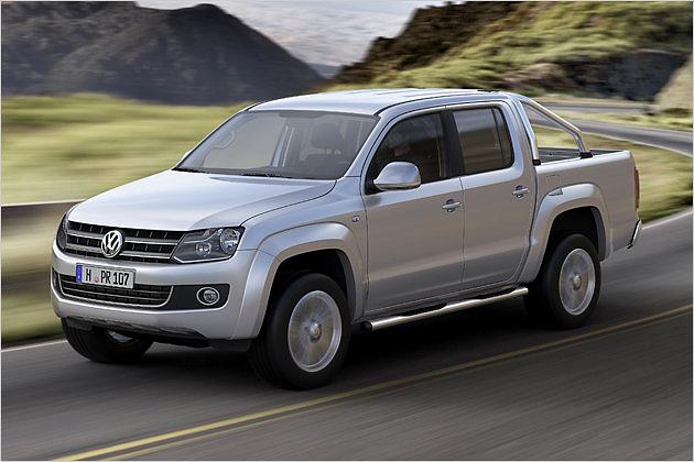 Auf den ersten Blick ist der Amarok zunächst gar nicht so eindeutig als VW auszumachen
