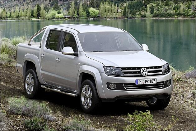 Große Radhäuser verraten, dass der Amarok tatsächlich für den Einsatz im Gelände gemacht ist