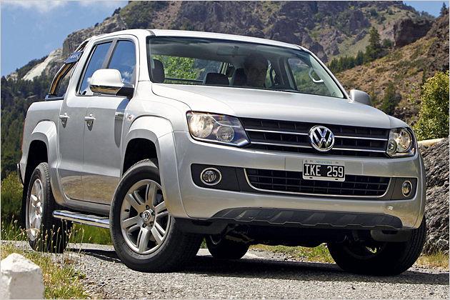 Zunächst kommt der Amarok ausschließlich als 2.0 BiTDI mit 163 PS, später folgt noch ein 122-PS-Einstiegsdiesel
