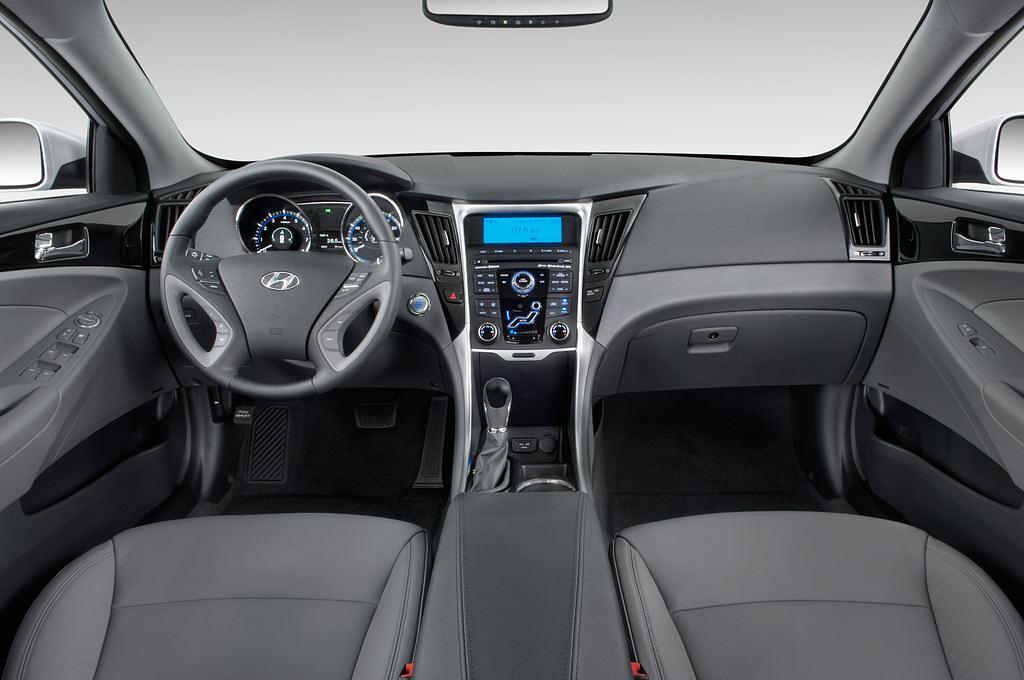 Hyundai Sonata (Baujahr 2010) Comfort 4 Türen Cockpit und Innenraum