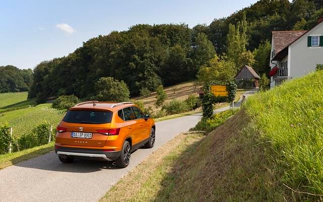 Der Ateca ist straff gefedert