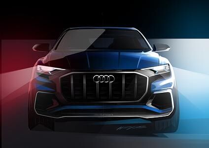 Audi Q8 concept - Lichtes Handschrift