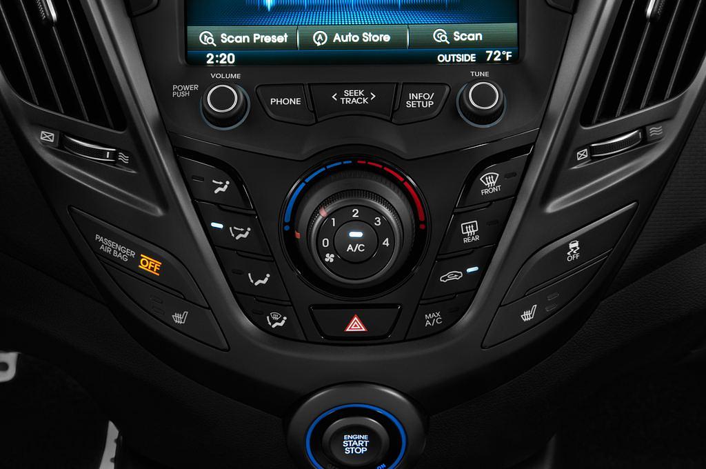 Hyundai Veloster (Baujahr 2013) Turbo 3 Türen Temperatur und Klimaanlage