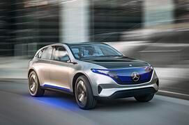 Mercedes mit neuer Elektromarke EQ und Konzept-Studie - Schalter umgelegt
