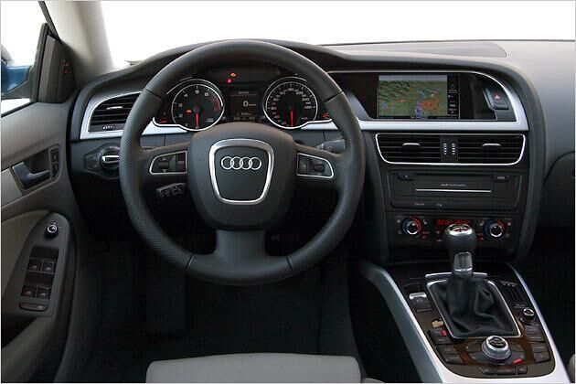 In der Kabine des A5 Sportback ist alles vom Feinsten
