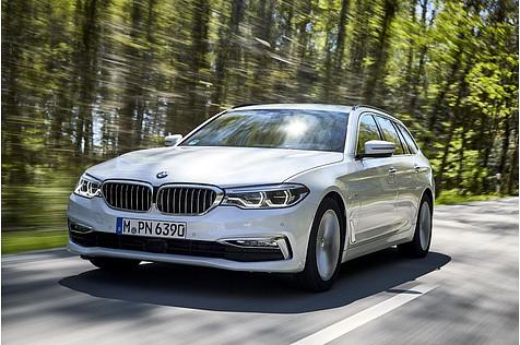 Mit dm BMW 520d Touring ist man ausreichend motorisiert