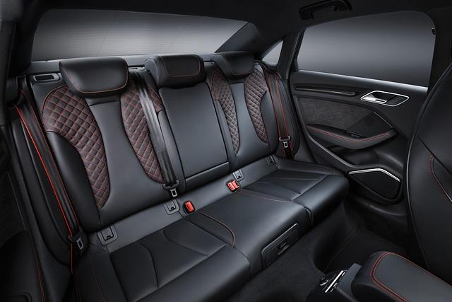 Auch im Fond vermittelt der Audi RS3 Sportwagen-Flair