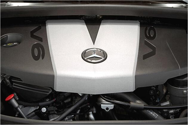 Sechs sparsame Zylinder im R 350 BlueTec