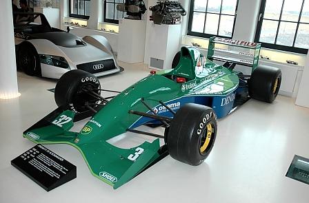 Museum Prototyp: Jordan F1 von Michael Schumacher