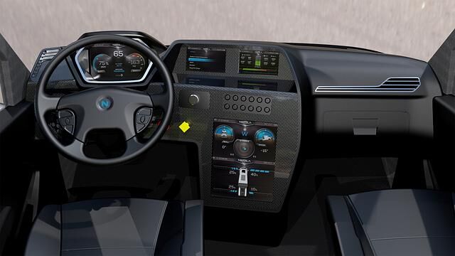 So könnte das Cockpit des Nikola One aussehen
