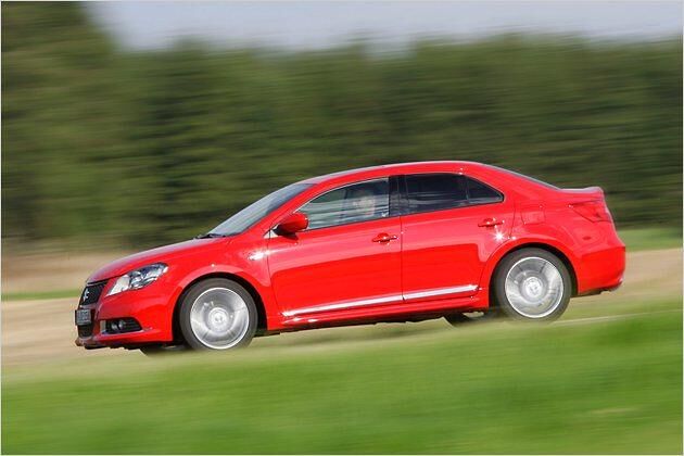 Der Kizashi punktet mit einem dynamischen Design