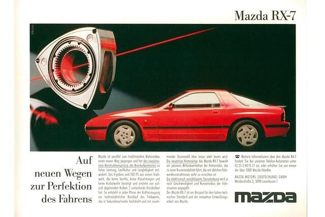 Mazda RX-7 Werbung, 1987