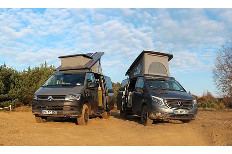 VW T6 Terracamper - wahlweise gibt es auch einen Mercedes Viano
