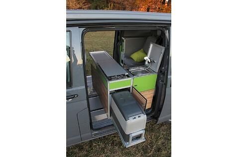 VW T6 Terracamper - mit ausziehbarer Kühlbox